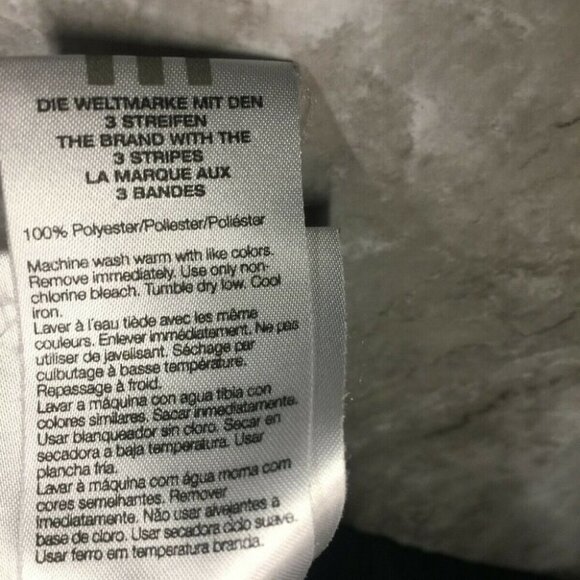 ADIDAS Black Track Pant Pink Three Stripes Loose S - Picture 6 of 7